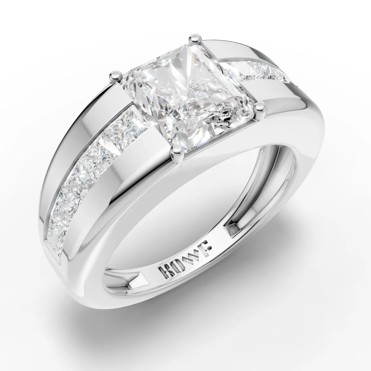 Radiant Cut Diamond Ring